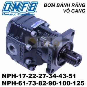 Thủy lực huloMECH - Nhà sản xuất xi lanh thủy lực hàng đầu Việt Nam 29 BƠM BÁNH RĂNG VỎ GANG OMFB NPH ISO