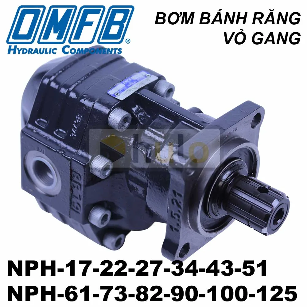BƠM BÁNH RĂNG VỎ GANG OMFB NPH ISO