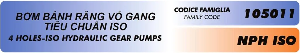 BƠM BÁNH RĂNG VỎ GANG OMFB NPGH