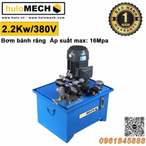 Thủy lực huloMECH - Nhà sản xuất xi lanh thủy lực hàng đầu Việt Nam 20 Bo nguon thuy luc 2.2kw bom banh rang