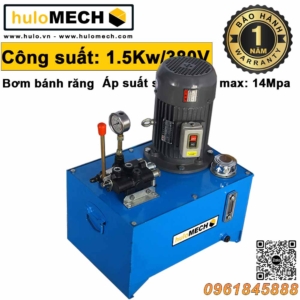 Thủy lực huloMECH - Nhà sản xuất xi lanh thủy lực hàng đầu Việt Nam 24 Bo Nguon Thuy Luc 1.5KW 380V – van tay