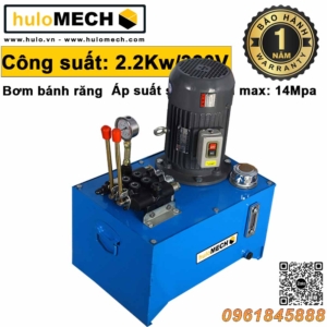 Thủy lực huloMECH - Nhà sản xuất xi lanh thủy lực hàng đầu Việt Nam 25 Bo Nguon Thuy Luc 2.2KW 380V – van tay