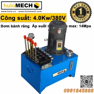 Thủy lực huloMECH - Nhà sản xuất xi lanh thủy lực hàng đầu Việt Nam 25 Bo Nguon Thuy Luc 4KW 380V – van tay