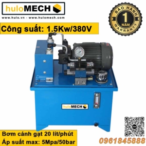 Thủy lực huloMECH - Nhà sản xuất xi lanh thủy lực hàng đầu Việt Nam 30 Bo nguon thuy luc bom canh gat 1.5kw