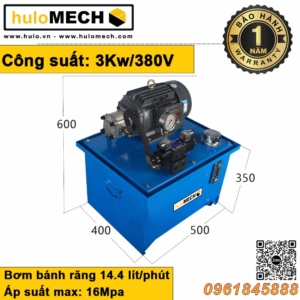 Thủy lực huloMECH - Nhà sản xuất xi lanh thủy lực hàng đầu Việt Nam 20 bo nguon thuy luc bom banh rang nam ngang 3kw
