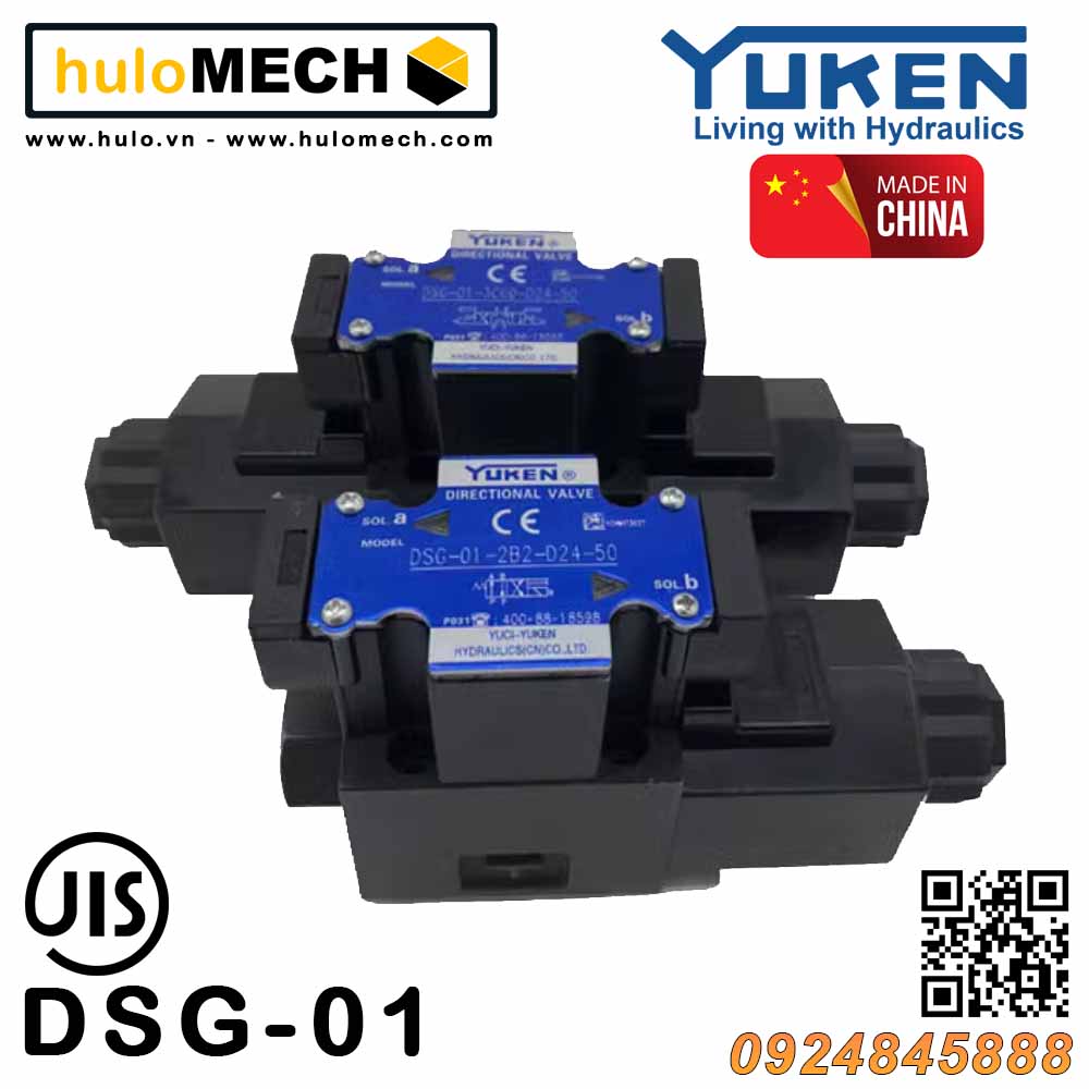 Van phân phối điện từ Yuken DSG-01-3C2/3C3/3C4/3C9/3C10/3C12/3C6 Yuci-Yuken