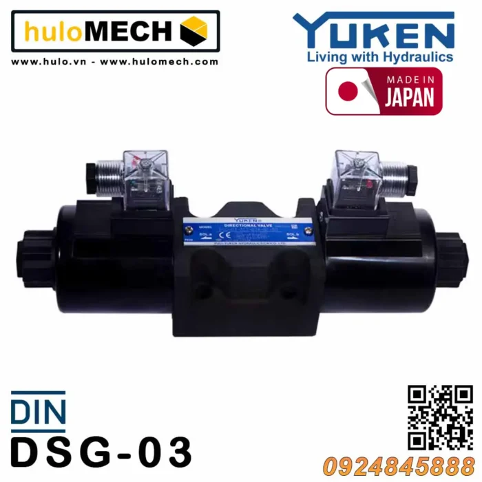 Van điều khiển điện từ Yuken DSG-03-3C2/3C3/3C4/3C9/3C10/3C12/3C6 Yuci-Yuken