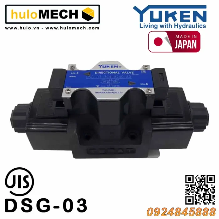 Van phân phối điện từ Yuken DSG-03-3C2/3C3/3C4/2B2/2B3B/3C12/3C60 Yuci-Yuken
