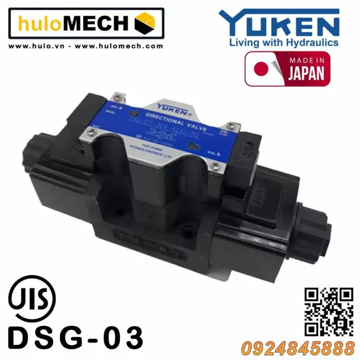 Van phân phối điện từ Yuken DSG-03-3C2/3C3/3C4/2B2/2B3B/3C12/3C60 Yuci-Yuken