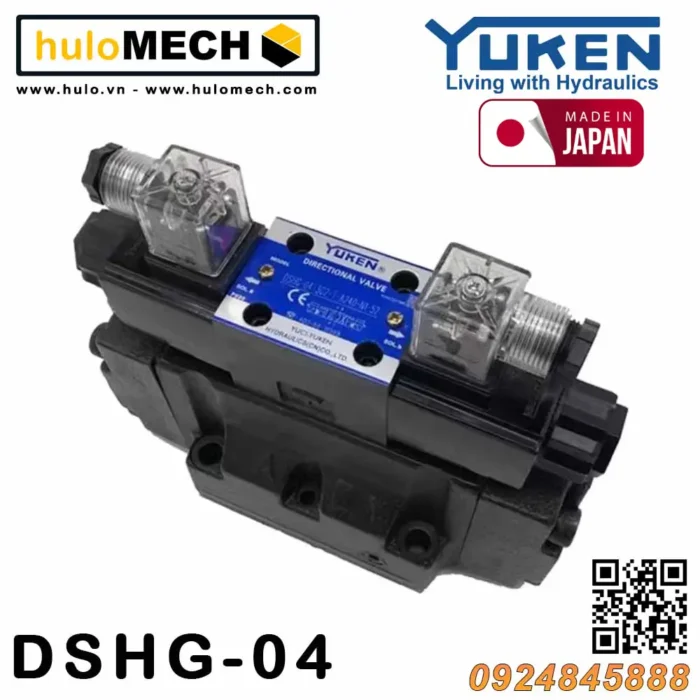 Van phân phối điện từ Yuken DSHG-04-3C2/3C60/3C4/3C3-T-D24/A240 Yuci-Yuken