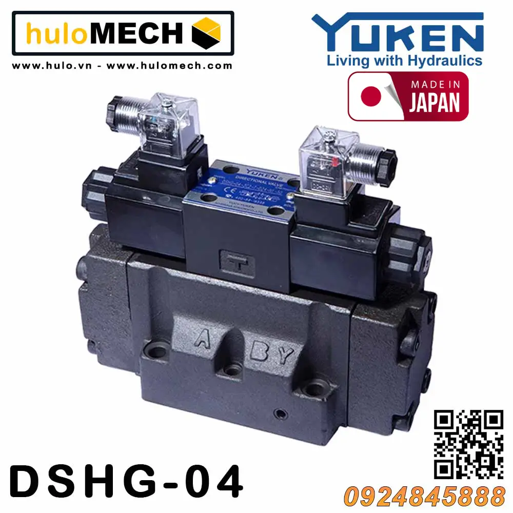 Van phân phối điện từ Yuken DSHG-04-3C2/3C60/3C4/3C3-T-D24/A240 Yuci-Yuken