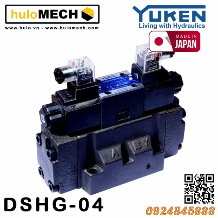 Van phân phối điện từ Yuken DSHG-04-3C2/3C60/3C4/3C3-T-D24/A240 Yuci-Yuken