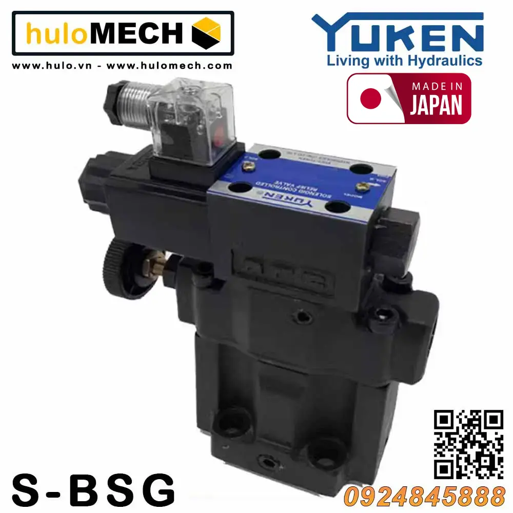 Van an toàn điện từ Yuken S-BSG-03/06/10-2B3A/2B3B/2B2B/2B2/3C2/3C3 Yuci-Yuken