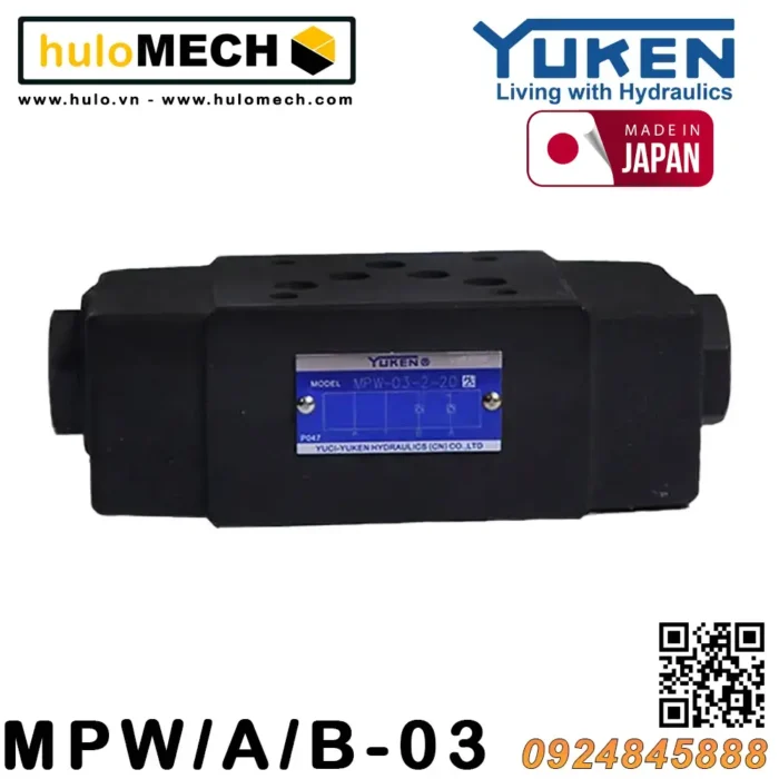 Van chống lún module Size 03 Yuken MPW MPA MPB Yuci-Yuken