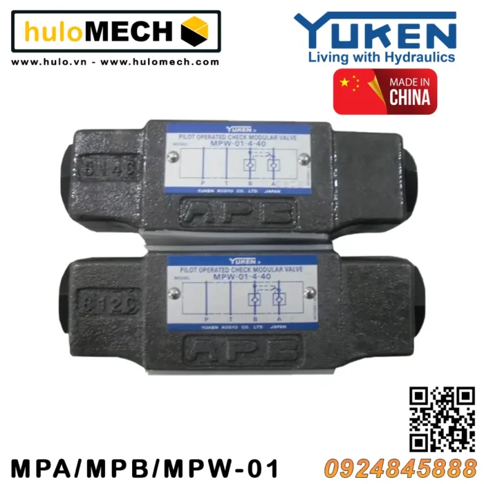 Van chống lún module Yuken MPW-01/MPA-01/MPB-01 Yuci-Yuken