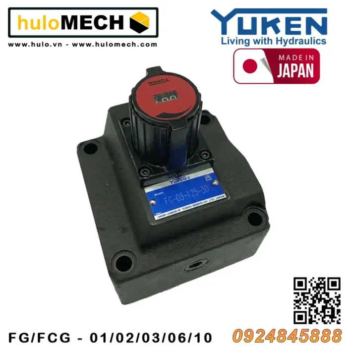 Van tiết lưu bù áp Yuken FG/FCG - 01/02/03/06/10 Yuci Yuken