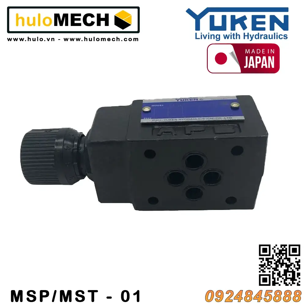 Van tiết lưu hai chiều module Yuken MSP - 01 / MST - 01 Yuci Yuken
