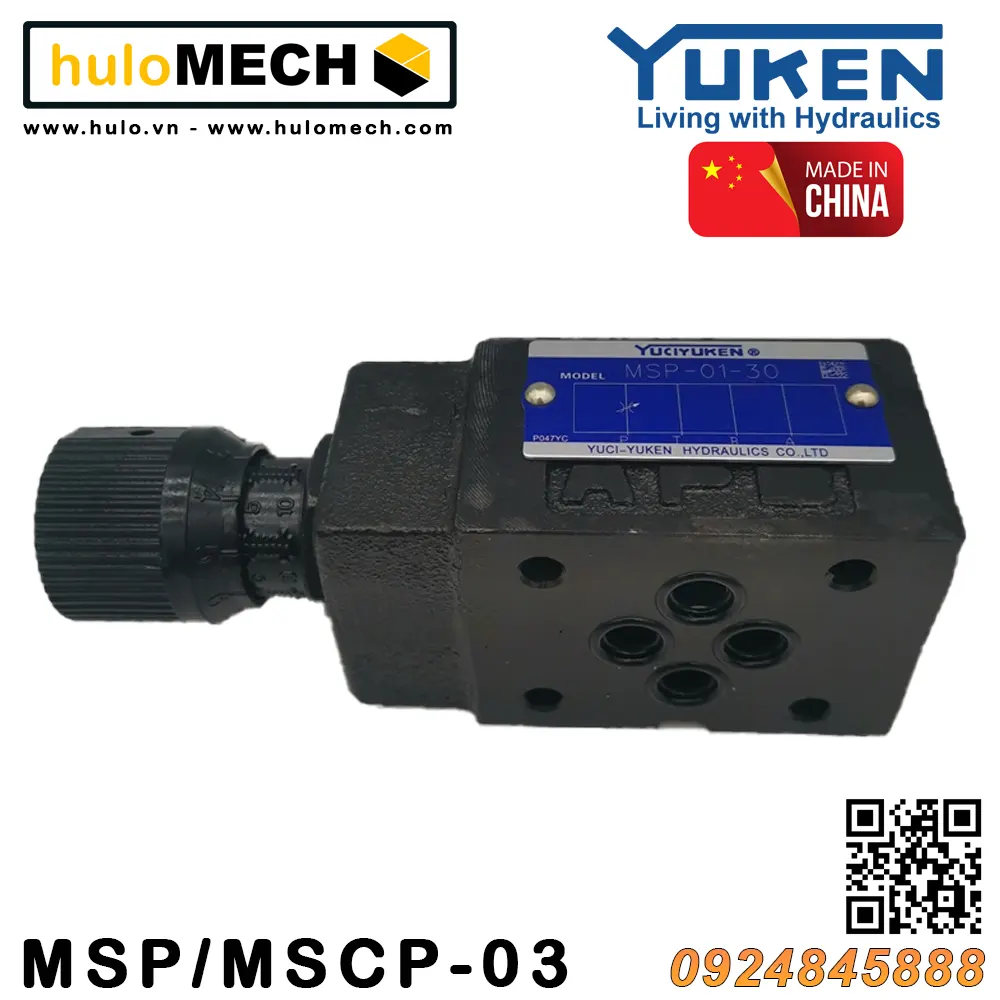 Van tiết lưu module Yuken MSP-03