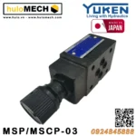 Van tiết lưu module Yuken MSP-03, MSCP-03 Yuci-Yuken