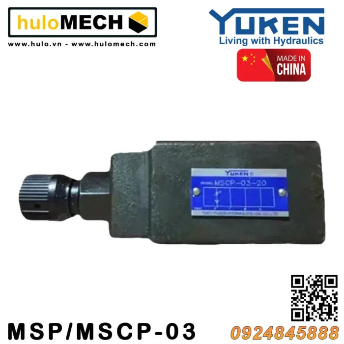 Van tiet luu module Yuken MSP 03 MSCP 03 Yuci Yuken 3