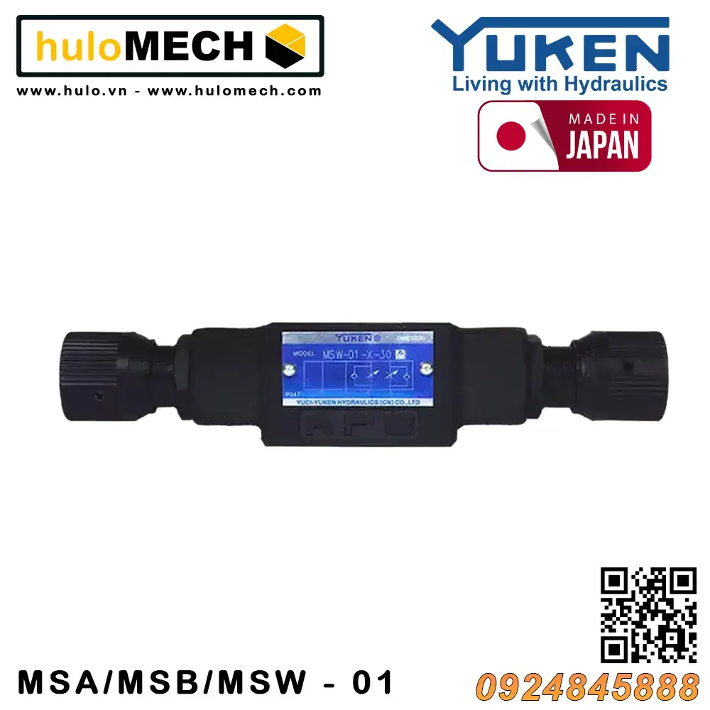 Van tiết lưu một chiều module Yuken MSA/MSB/MSW - 01 Yuci Yuken