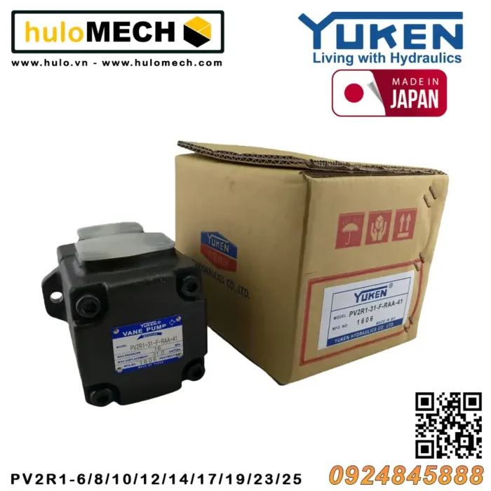 Bơm cánh gạt thủy lực PV2R1 - Bơm Yuken PV2R series