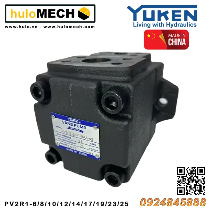 Bơm cánh gạt thủy lực PV2R1 - Bơm Yuken PV2R series