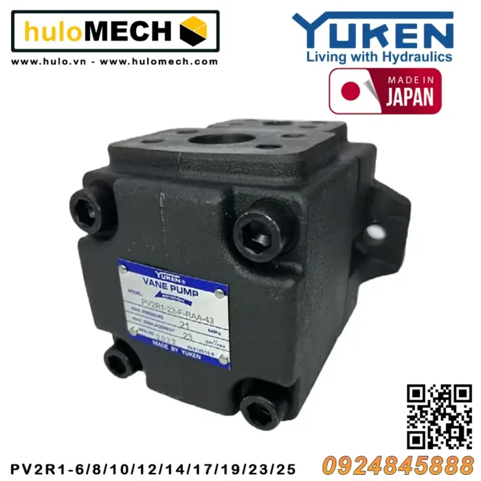 Bơm cánh gạt thủy lực PV2R1 - Bơm Yuken PV2R series