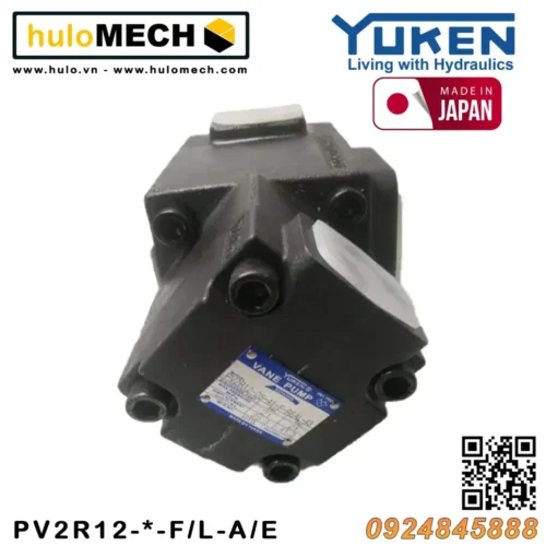 Bơm cánh gạt thủy lực PV2R12 (bơm kép) - Bơm Yuken PV2R series