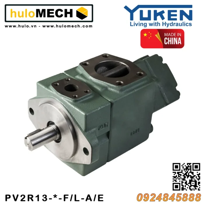 Bơm cánh gạt thủy lực PV2R13 (bơm kép) - Bơm Yuken PV2R series