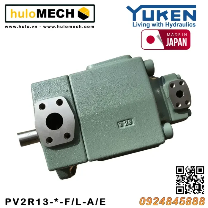 Bơm cánh gạt thủy lực PV2R13 (bơm kép) - Bơm Yuken PV2R series