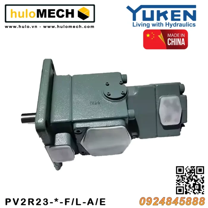 Bơm cánh gạt thủy lực PV2R23 (bơm kép) - Bơm Yuken PV2R series