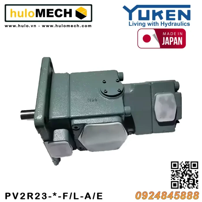 Bơm cánh gạt thủy lực PV2R23 (bơm kép) - Bơm Yuken PV2R series