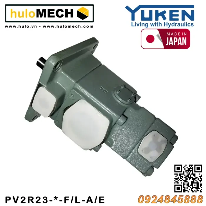 Bơm cánh gạt thủy lực PV2R23 (bơm kép) - Bơm Yuken PV2R series