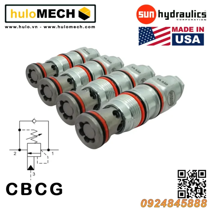 Van cân bằng áp suất cartridge SUN Hydraulic CBCG