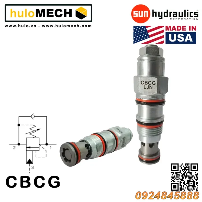 Van cân bằng áp suất cartridge SUN Hydraulic CBCG