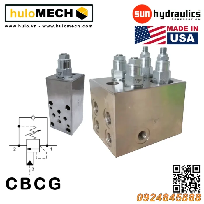 Van cân bằng áp suất cartridge SUN Hydraulic CBCG