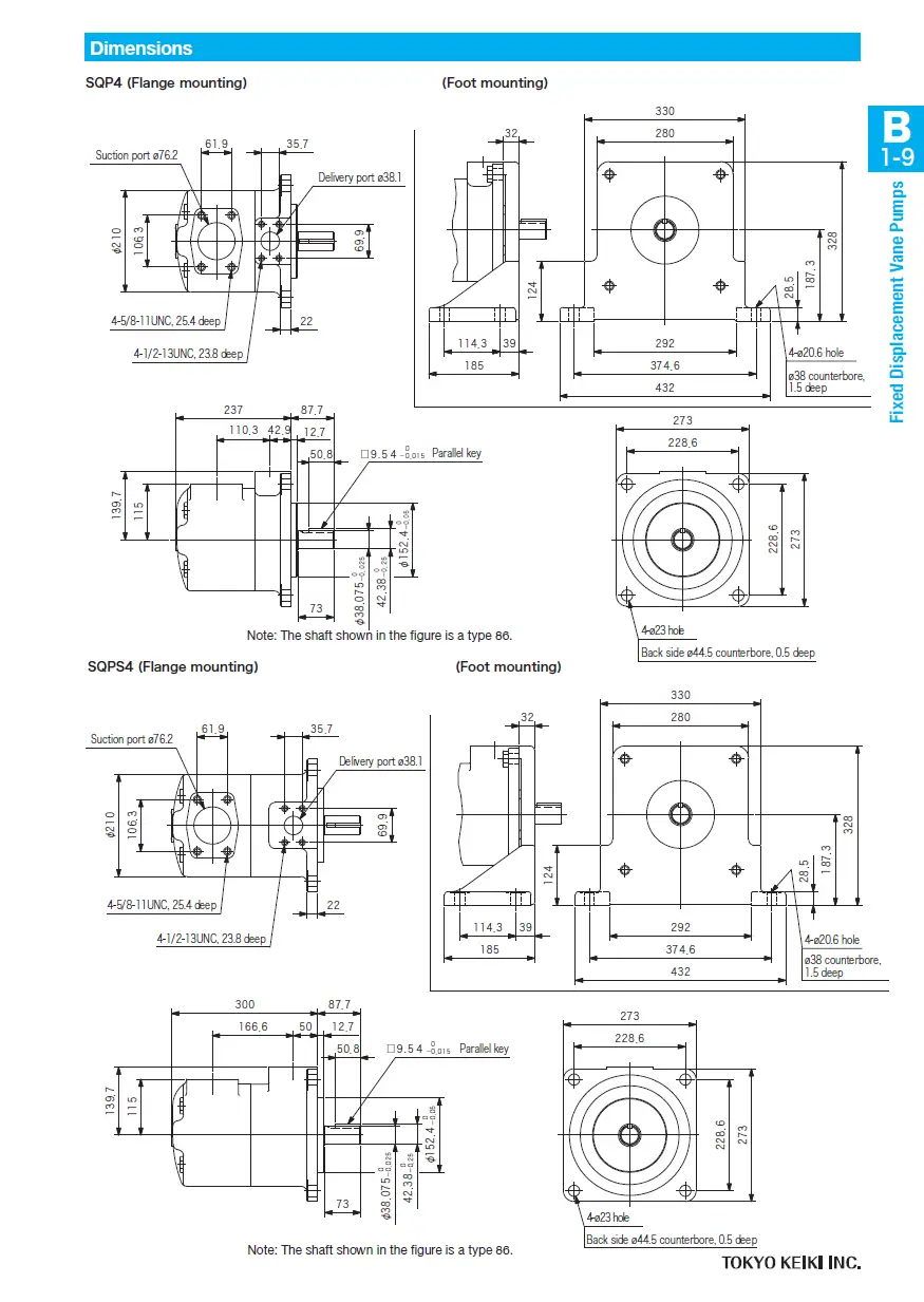 Bơm Cánh Gạt Thủy Lực SQP4