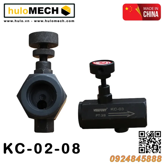 Van tiết lưu 1 chiều thuỷ lực KC-02-03-04-06-08