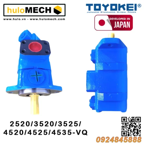 BƠM CÁNH GẠT THỦY LỰC 2520/3520/3525/4520/4525/4535-VQ (Bơm kép)-TOYOKEI