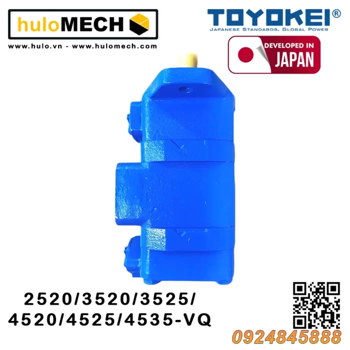 BƠM CÁNH GẠT THỦY LỰC 2520/3520/3525/4520/4525/4535-VQ (Bơm kép)-TOYOKEI