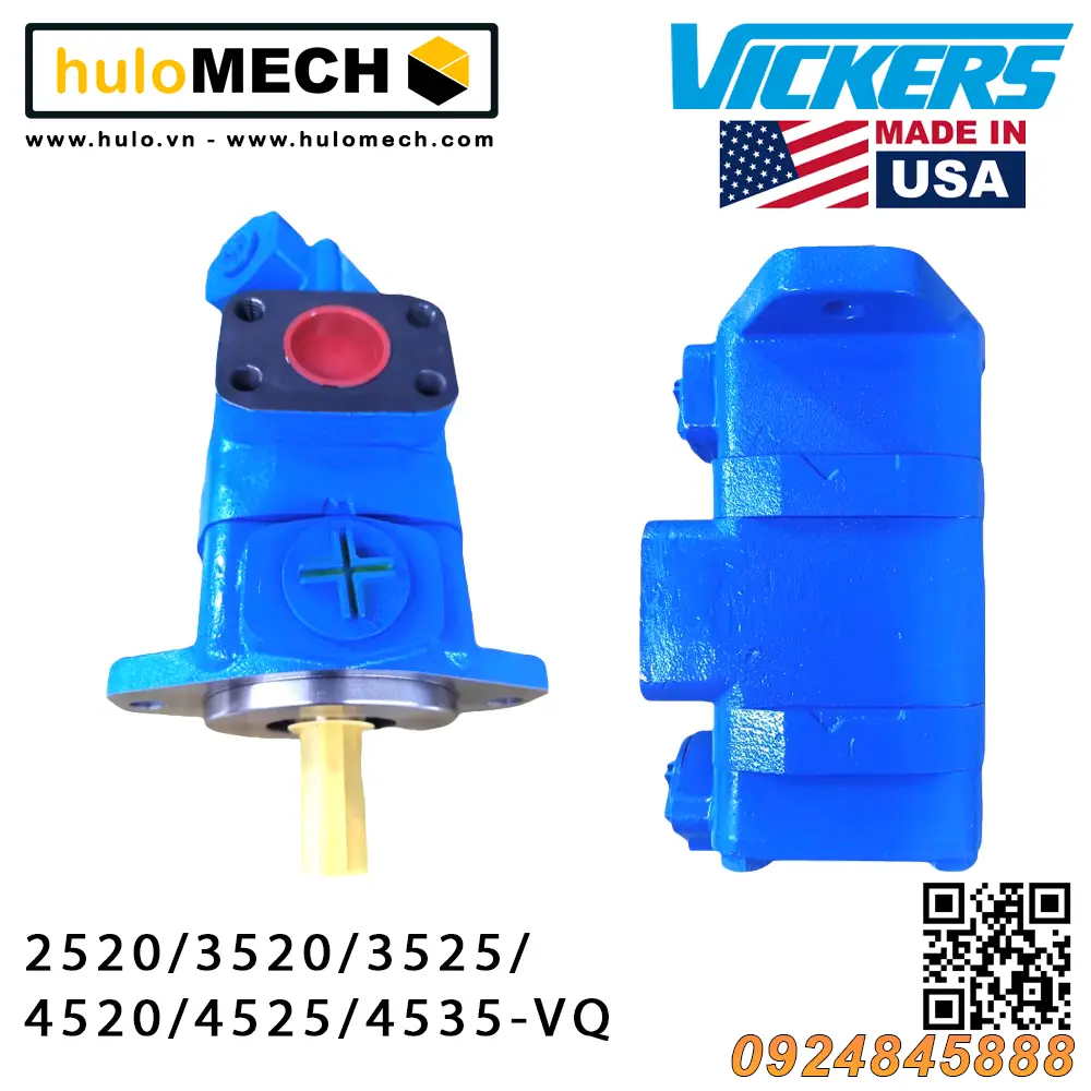 BƠM CÁNH GẠT THỦY LỰC 2520/3520/3525/4520/4525/4535-VQ (Bơm kép)-VICKERS