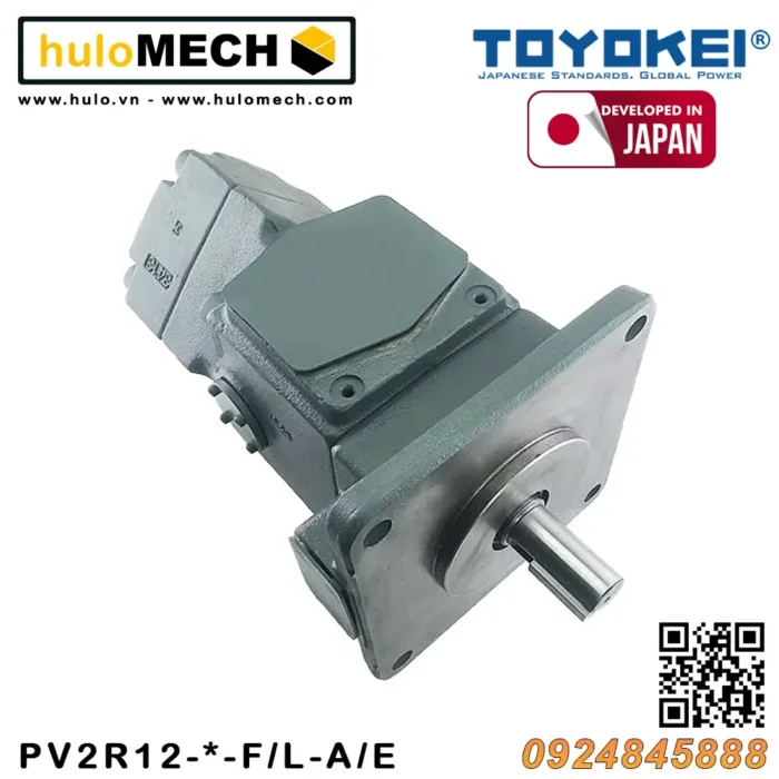 Bơm cánh gạt thủy lực PV2R12 (bơm kép) - Bơm TOYOKEI PV2R series
