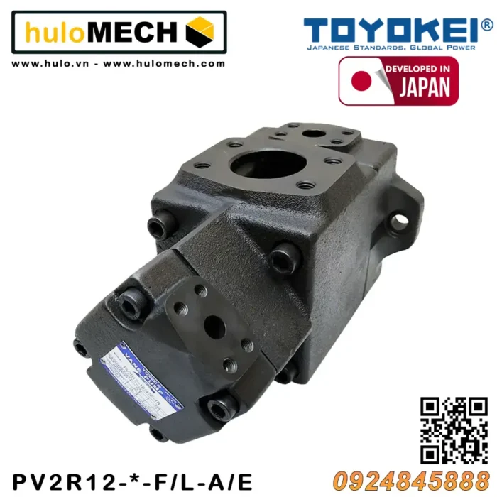 Bơm cánh gạt thủy lực PV2R12 (bơm kép) - Bơm TOYOKEI PV2R series
