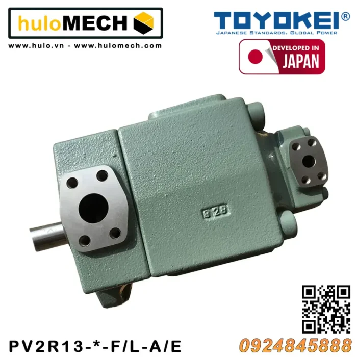 Bơm cánh gạt thủy lực PV2R13 (bơm kép) - Bơm TOYOKEI PV2R series