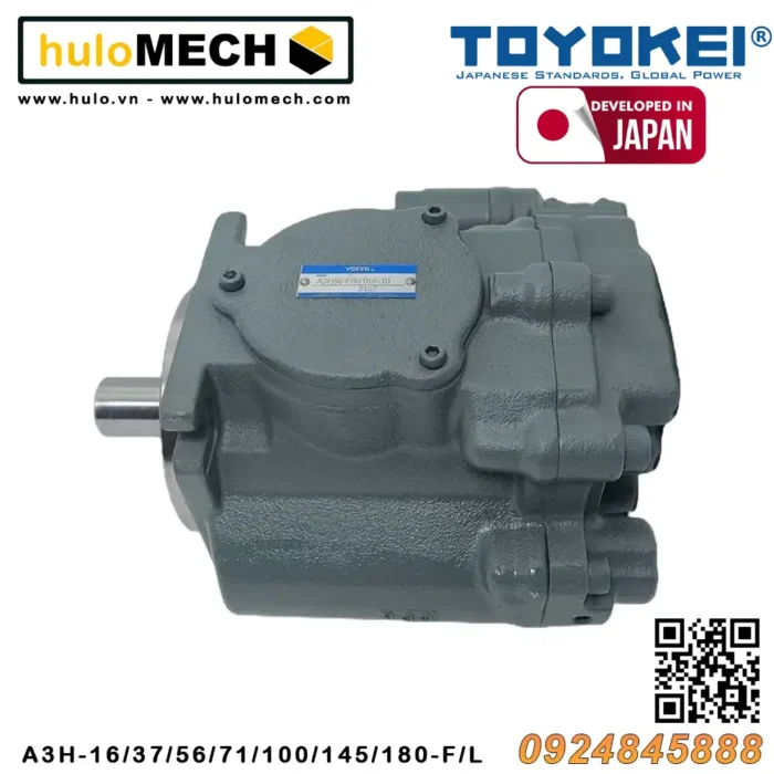 Bơm thủy lực piston bù áp TOYOKEI A3H series | A3H16/37/56/71/100/145/180