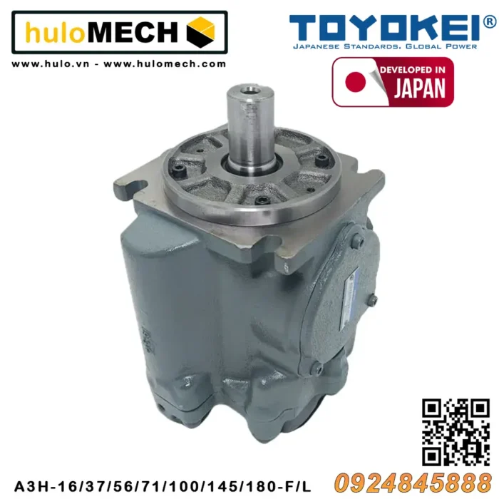 Bơm thủy lực piston bù áp TOYOKEI A3H series | A3H16/37/56/71/100/145/180