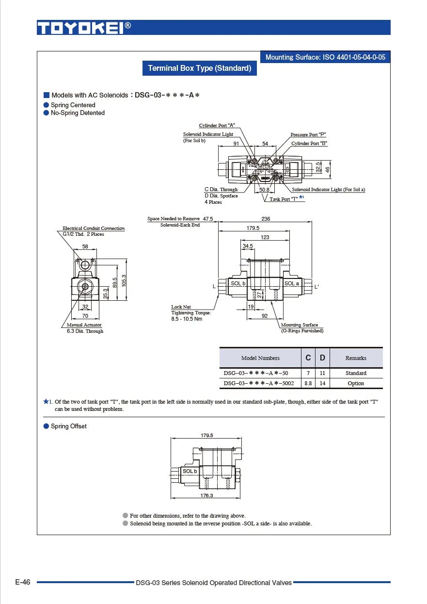 Van điều khiển điện từ TOYOKEI DSG-03