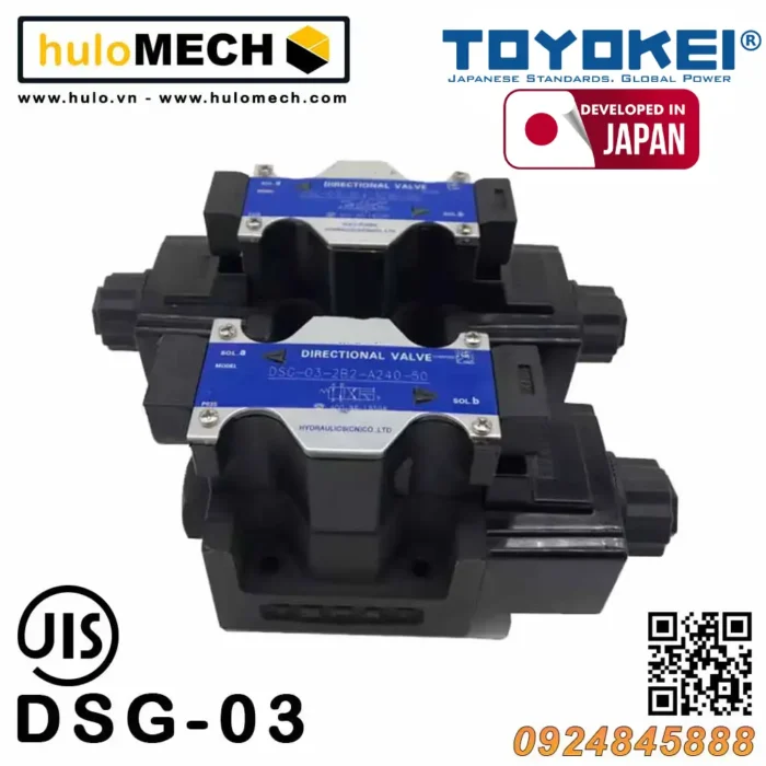 Van phân phối điện từ TOYOKEI DSG-03-3C2/3C3/3C4/2B2/2B3B/3C12/3C60