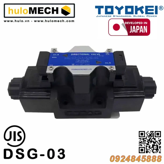 Van phân phối điện từ TOYOKEI DSG-03-3C2/3C3/3C4/2B2/2B3B/3C12/3C60